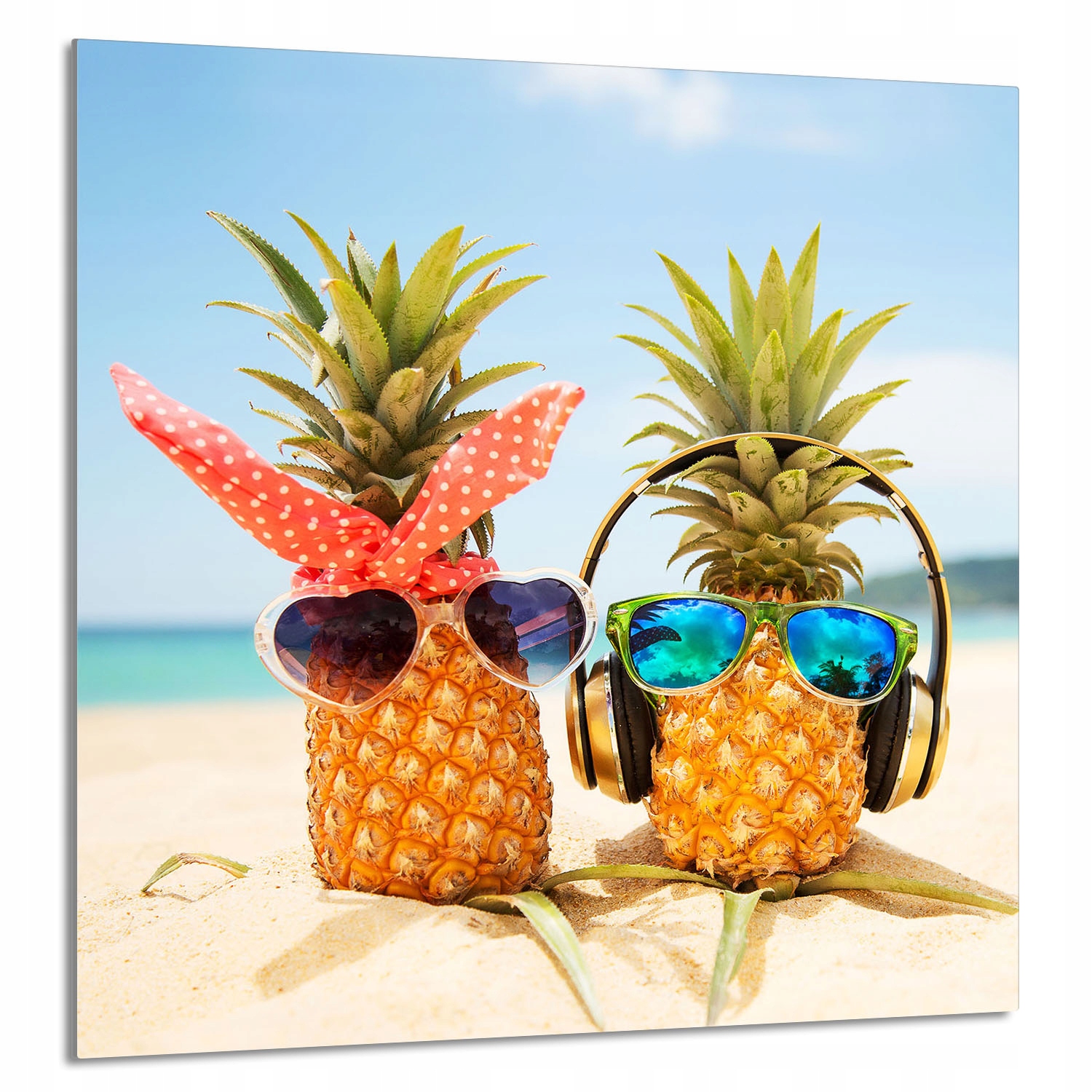 Skleněný Panel Do Kuchyně 60x65 Ananas Tvrzené Sklo