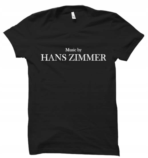 

Music By Hans Zimmer koszulka damska