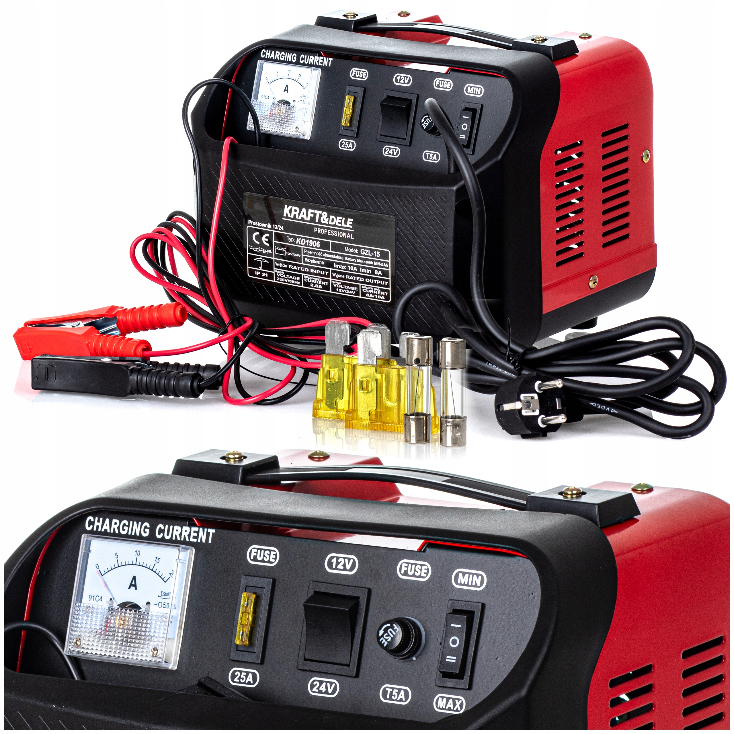 Usmerňovač Pre Automobilové Akumulátory 12 24V 150Ah Nabíjačka pre motocykle