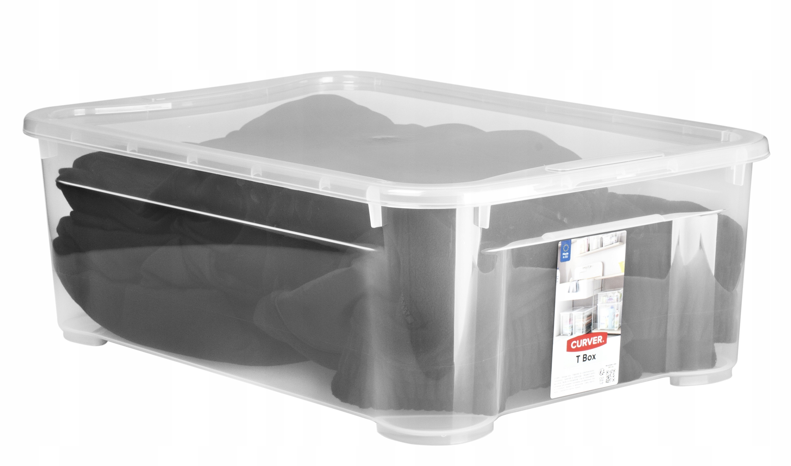 PUDEŁKO POJEMNIK 32L CURVER ORGANIZER Z POKRYWĄ ZIELONY T BOX