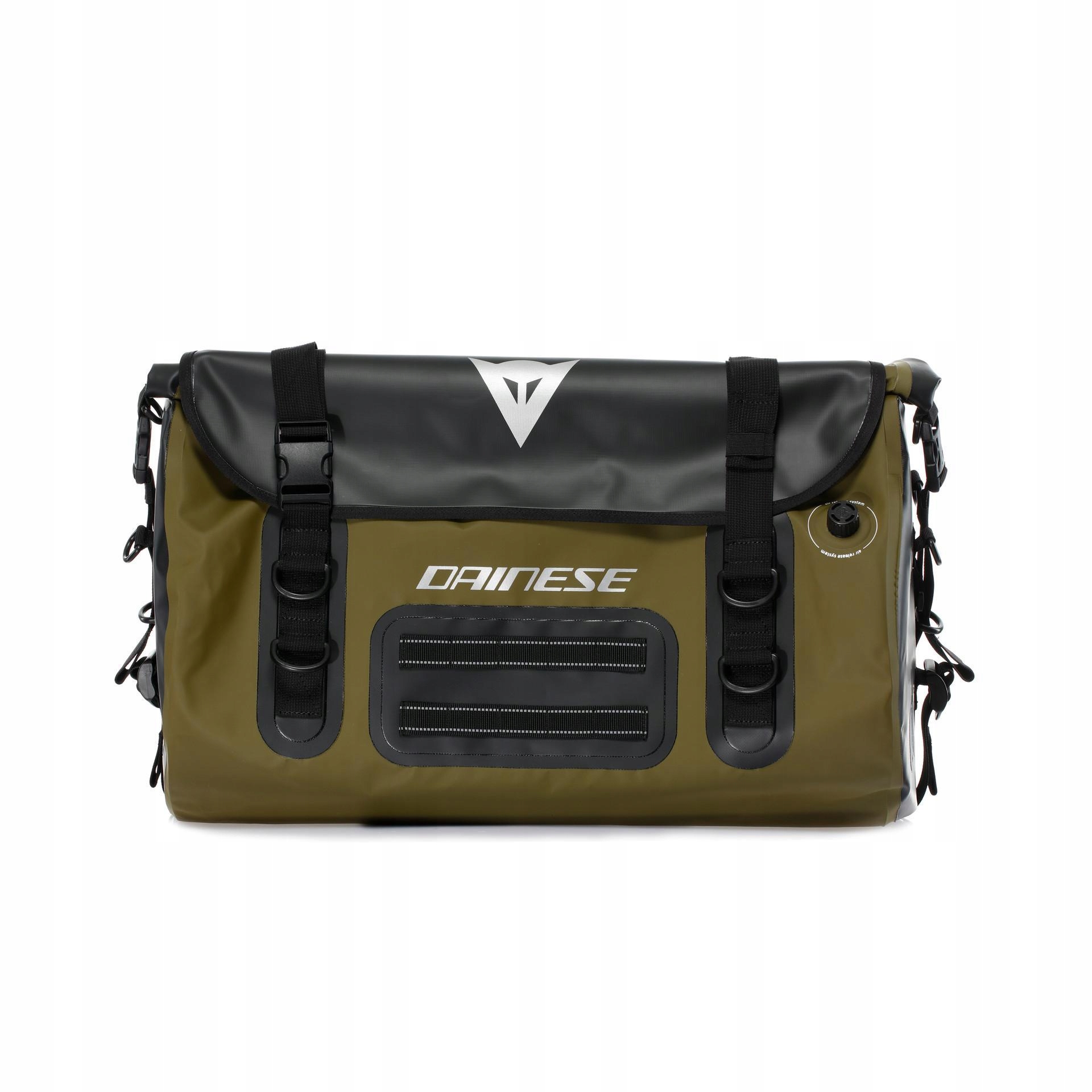 Motocyklová taška Dainese Explorer Wp Duffel Bag 45 L čierna/zelená N