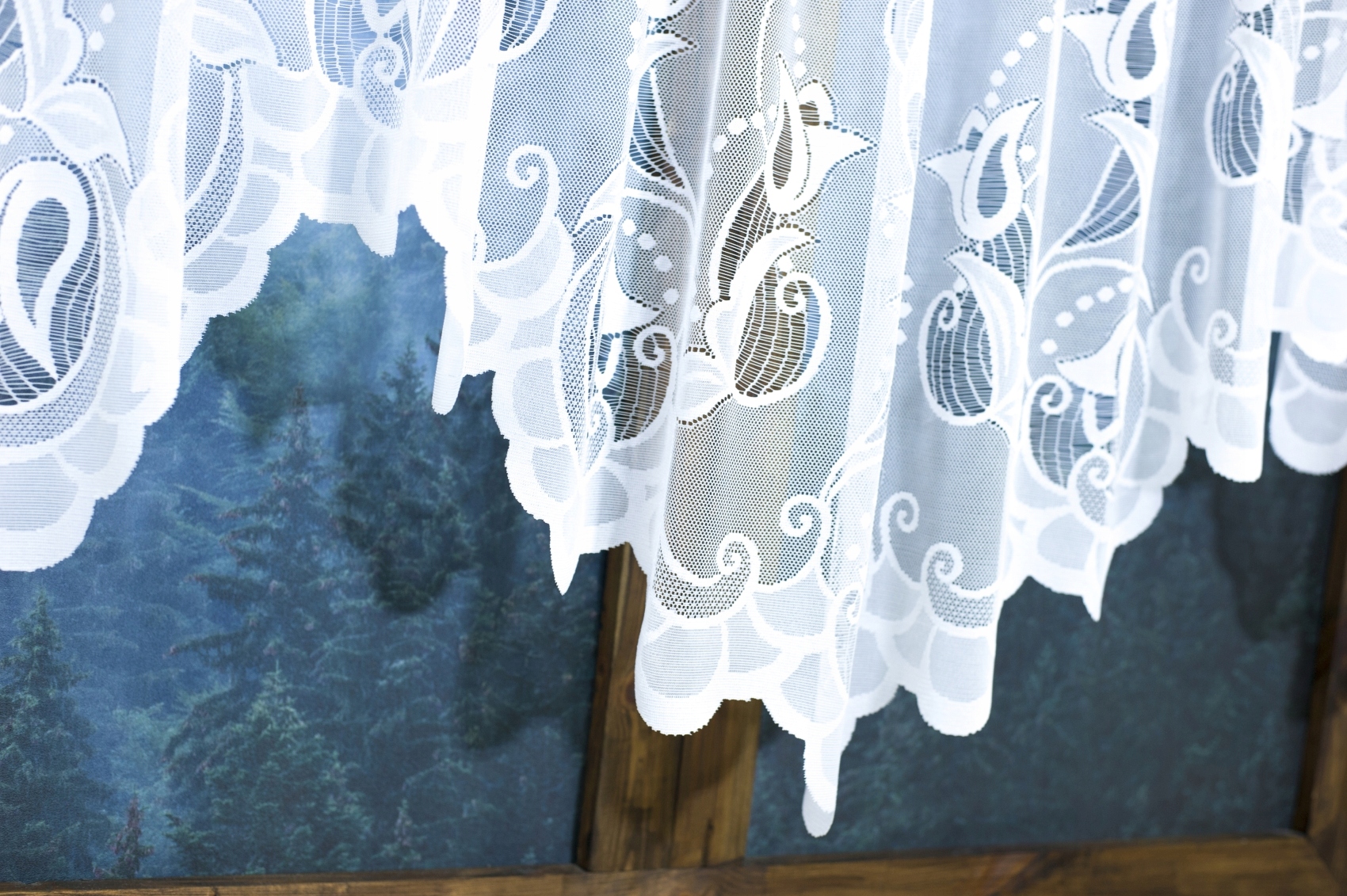 FIRANKI GOTOWA FIRANA ŻAKARDOWA NA PRZELOTKACH Marka inna