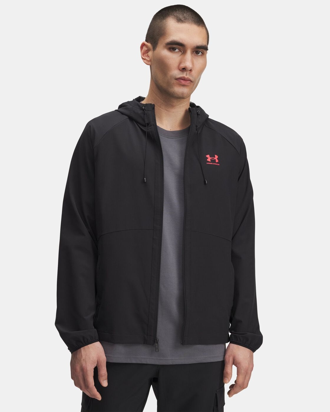 Under Armour Vibe Woven pánská větrovka, tréninková bunda proti větru