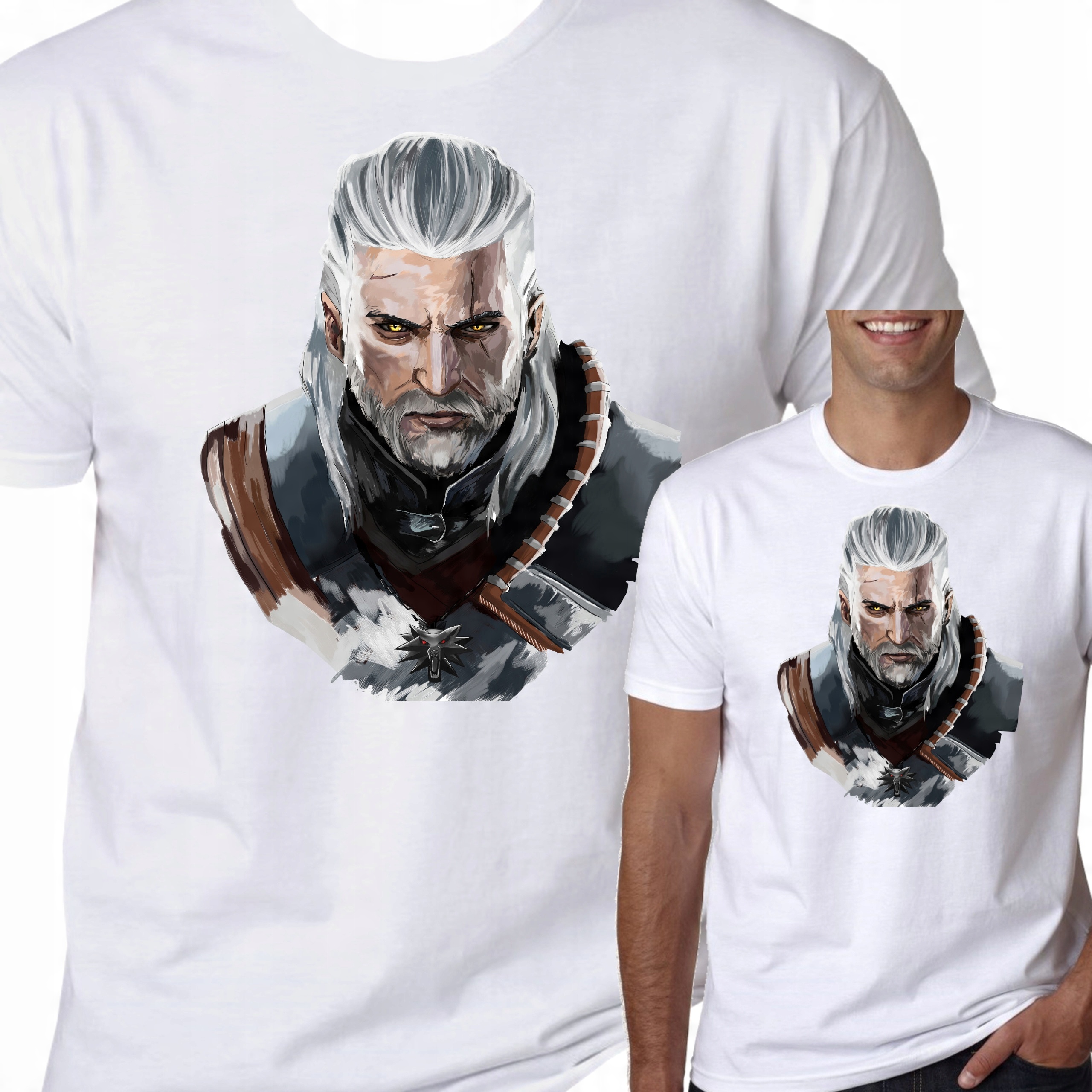 

T-Shirt Koszulka Wiedźmin Witcher Geralt M 2024