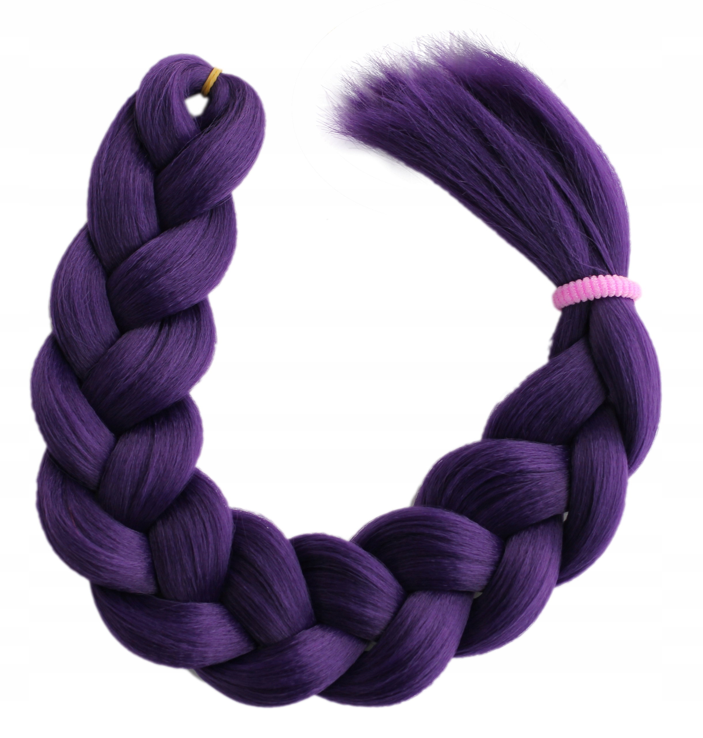 

Włosy Syntetyczne Warkoczyki Proste ciemny fiolet