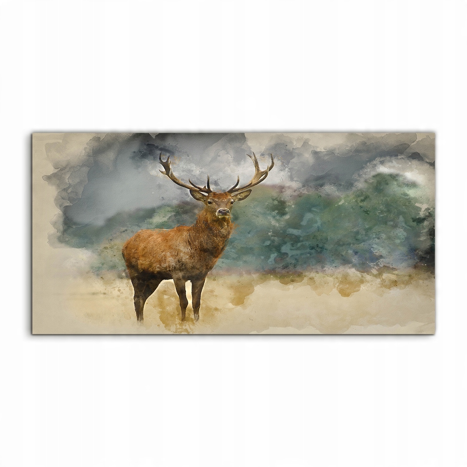 

Fotoobraz akryl 100x50 cm Polowanie Jeleń Zwierzę