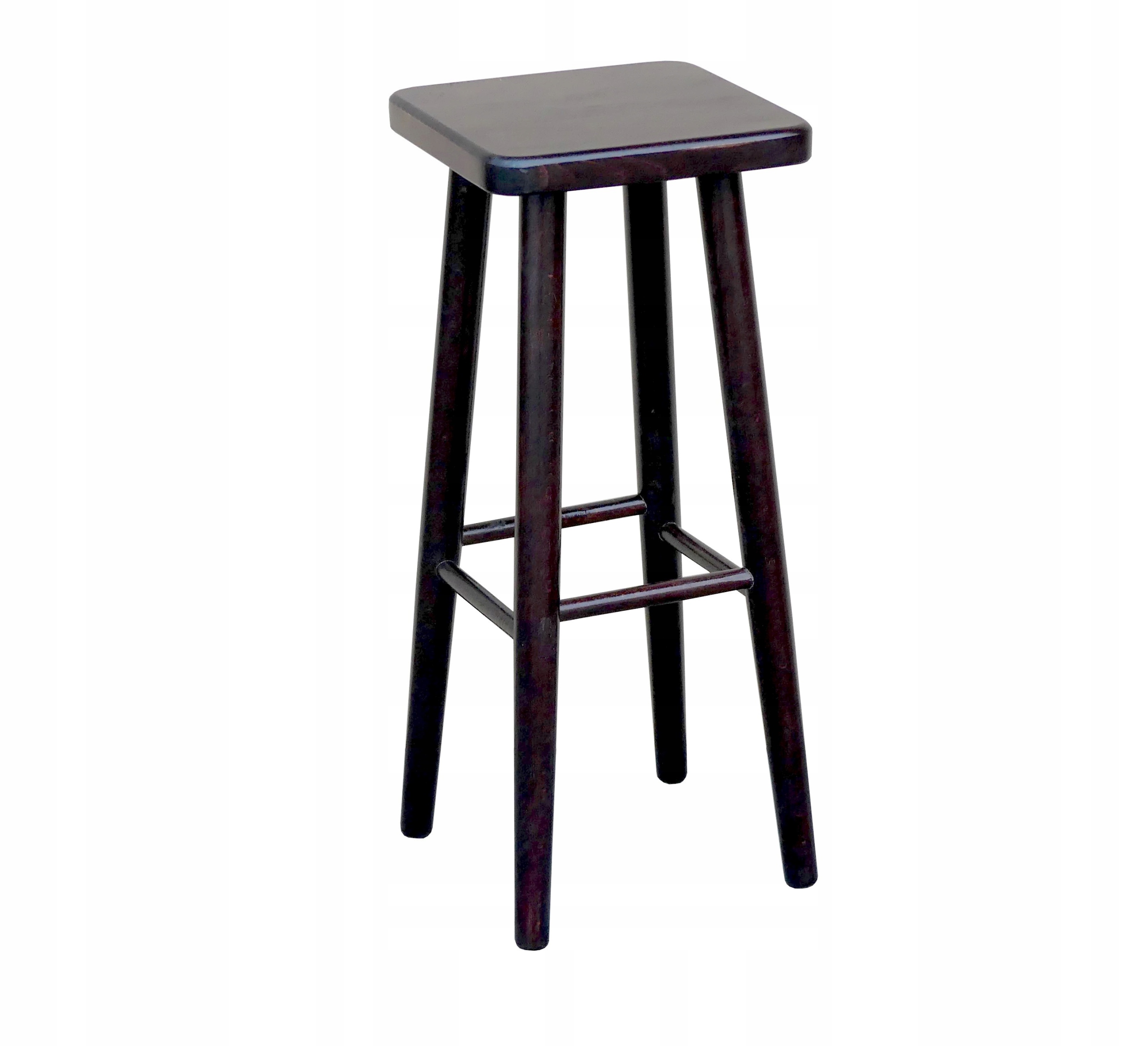 

Taboret Barowy Hoker Drewniany Stołek 70cm brąz