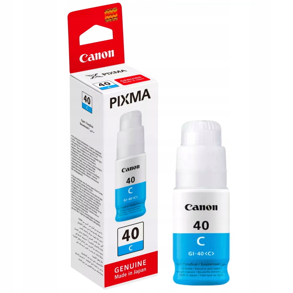 

Tusz Cyan Canon GI-40C Pixma G5040 G6040 G7040