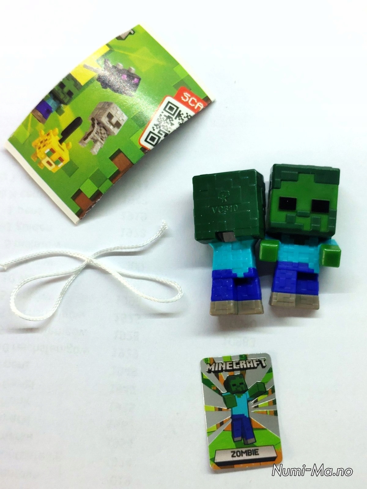 MINECRAFT Kinder Joy Funko Pop ZOMBIE PLUS TOKEN VC310 - 1