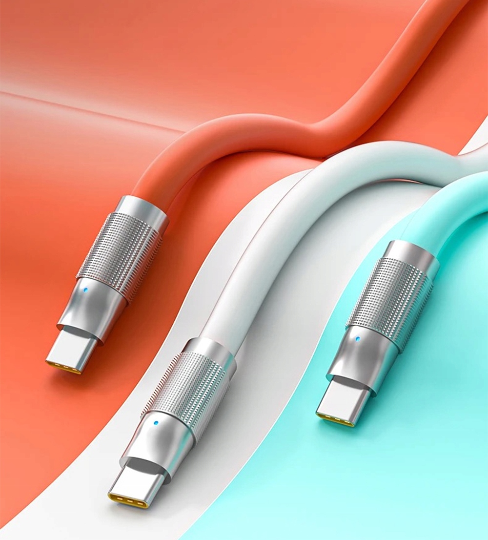 Kabel Przewód TYP-C USB C QC 3.0 Ładowanie 2 metry Złącza USB typ C USB