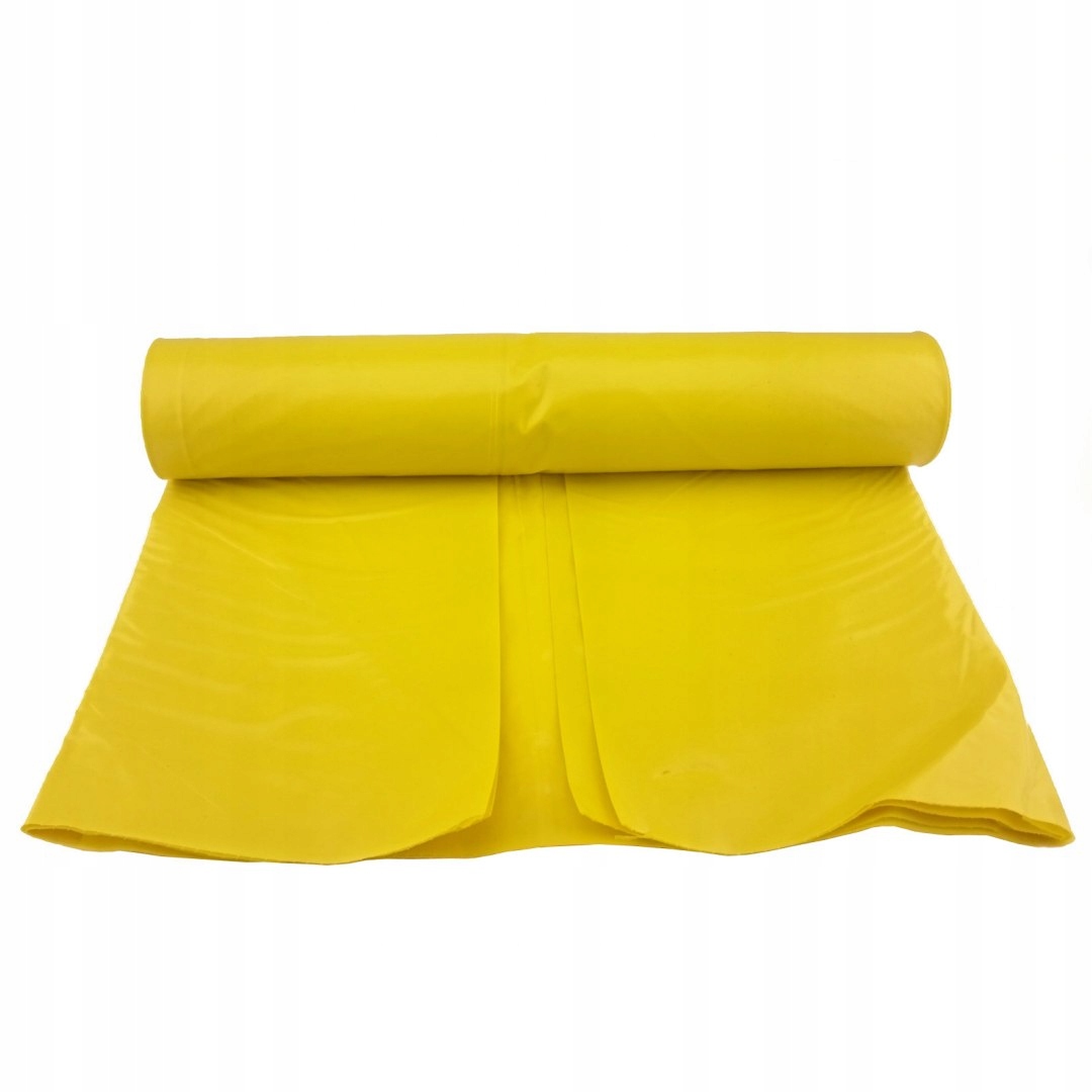 Worki na odpadki śmieci grube 80 mikr. wytrzymałe rolka 5szt. - żółte 240L Liczba sztuk 5 szt.