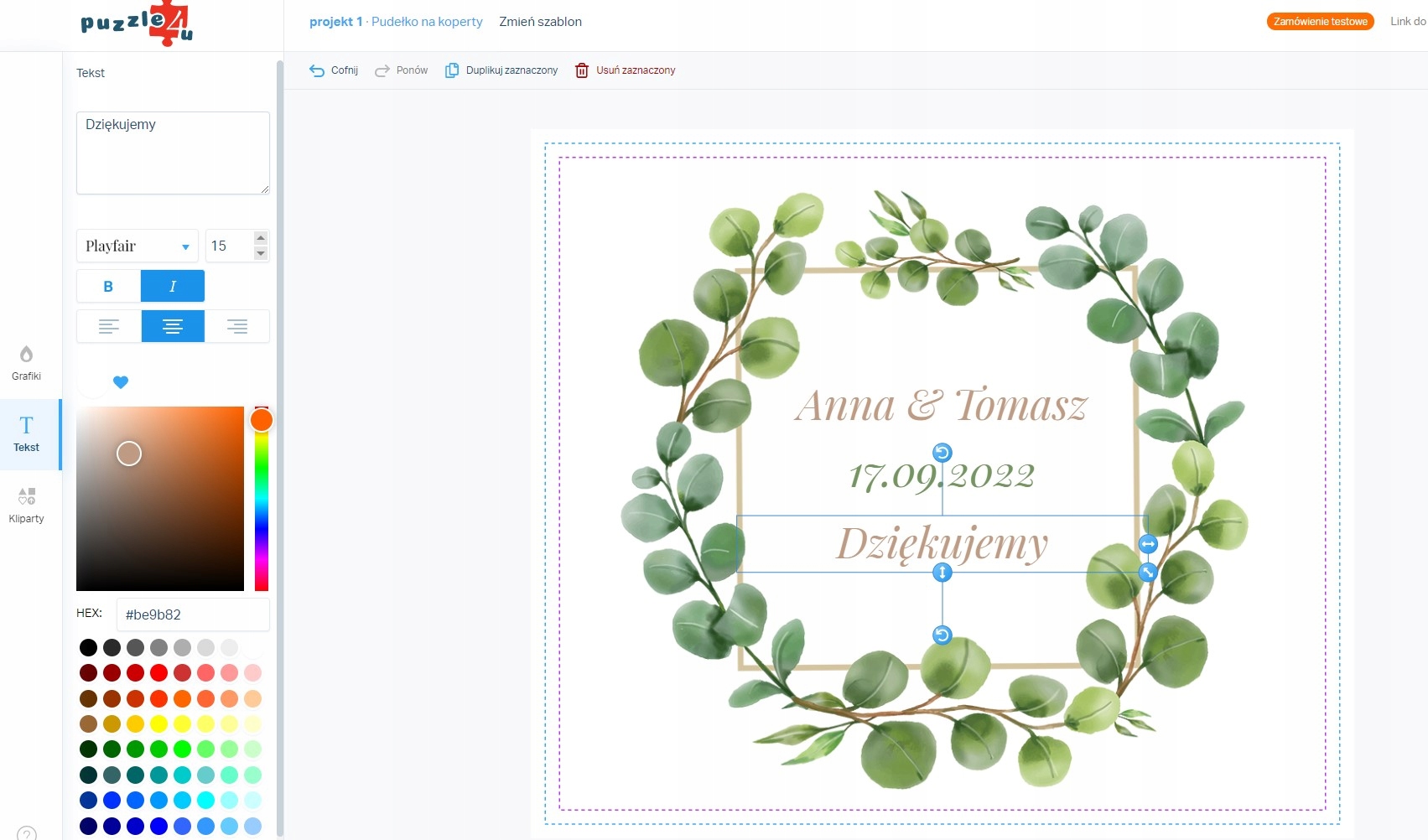 Pudełko ślubne na koperty PERSONALIZOWANE NOWOŚĆ Płeć uniseks