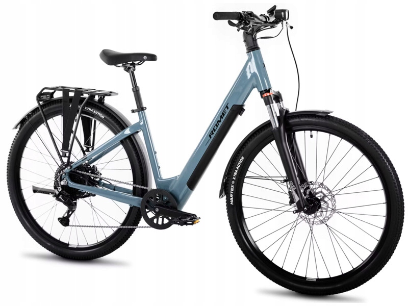 Rower elektryczny Romet E-Modeco Suv 1.0 An C U19 28 cali Szary