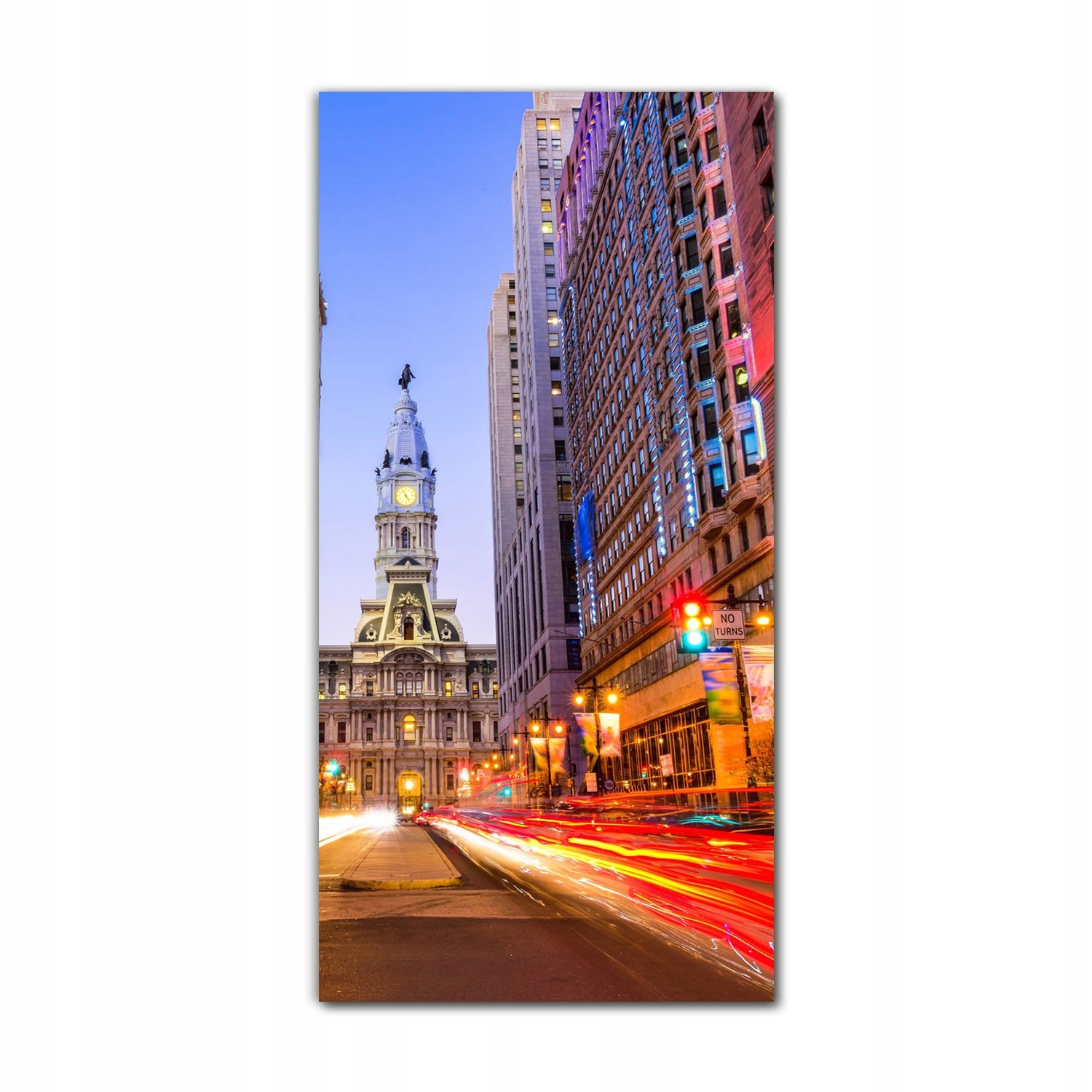 

Foto szklane do sypialni 70x140 Filadelfia miasto