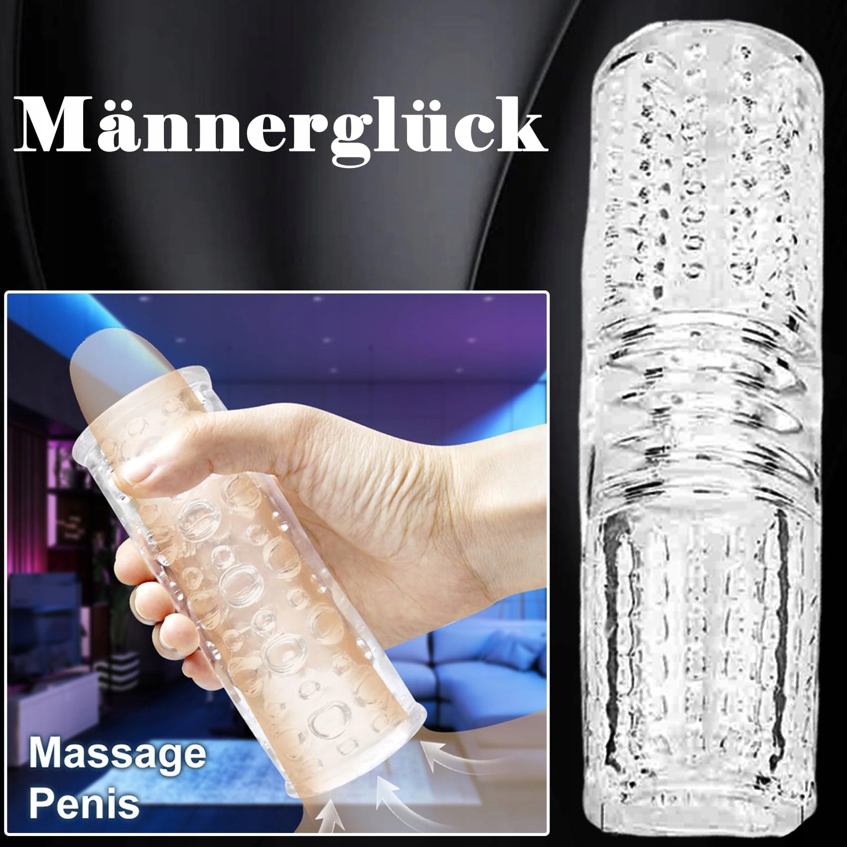 ONAHOLE Masturbator Dla Mężczyzn Silikonowy Oralny Stymulator Kieszonkowy — miniatura 5