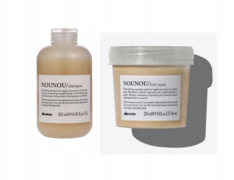 Davines Nounou sada: šampon 250 ml regenerační maska 250 ml