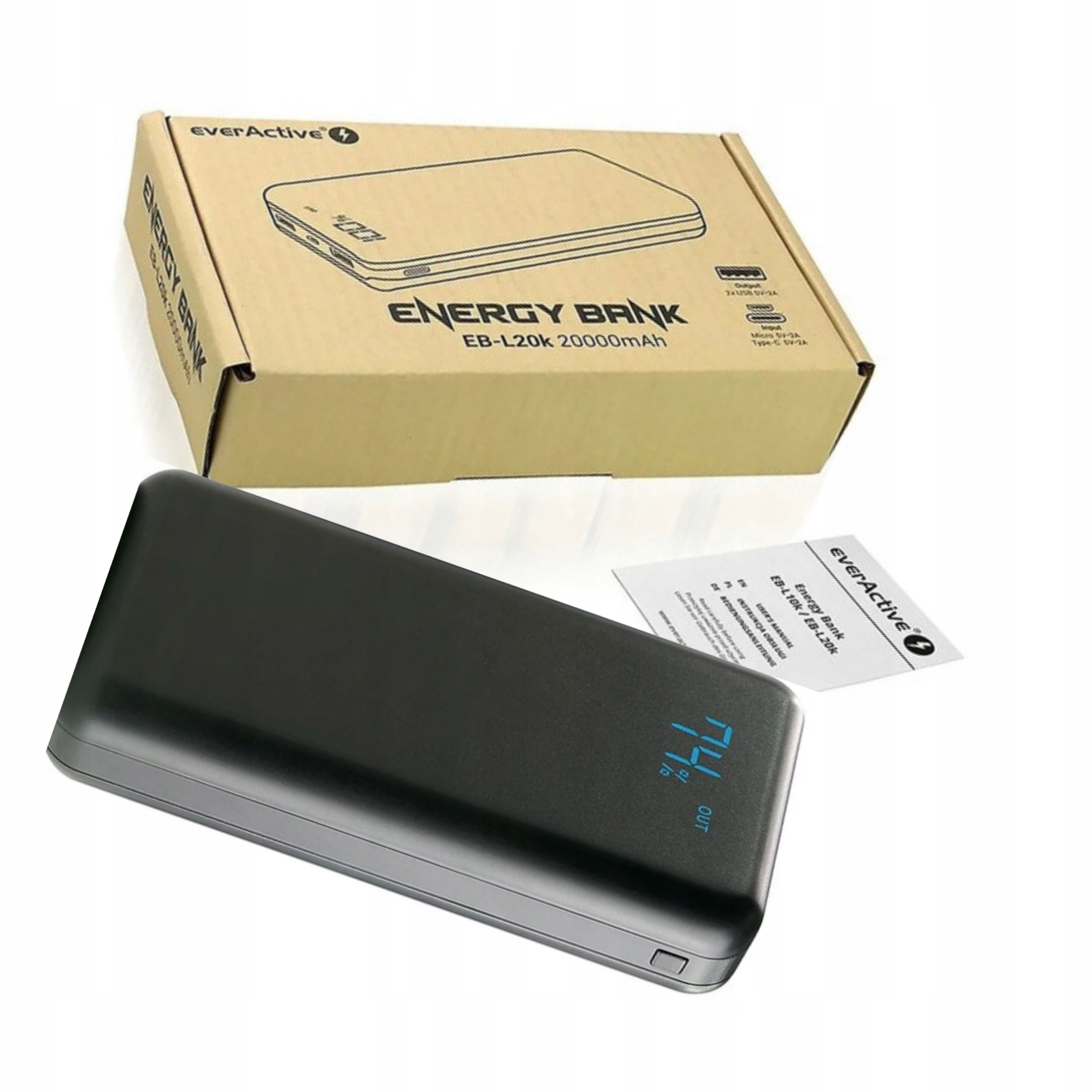 EverActive PowerBank EB-L20k 20000 mAh