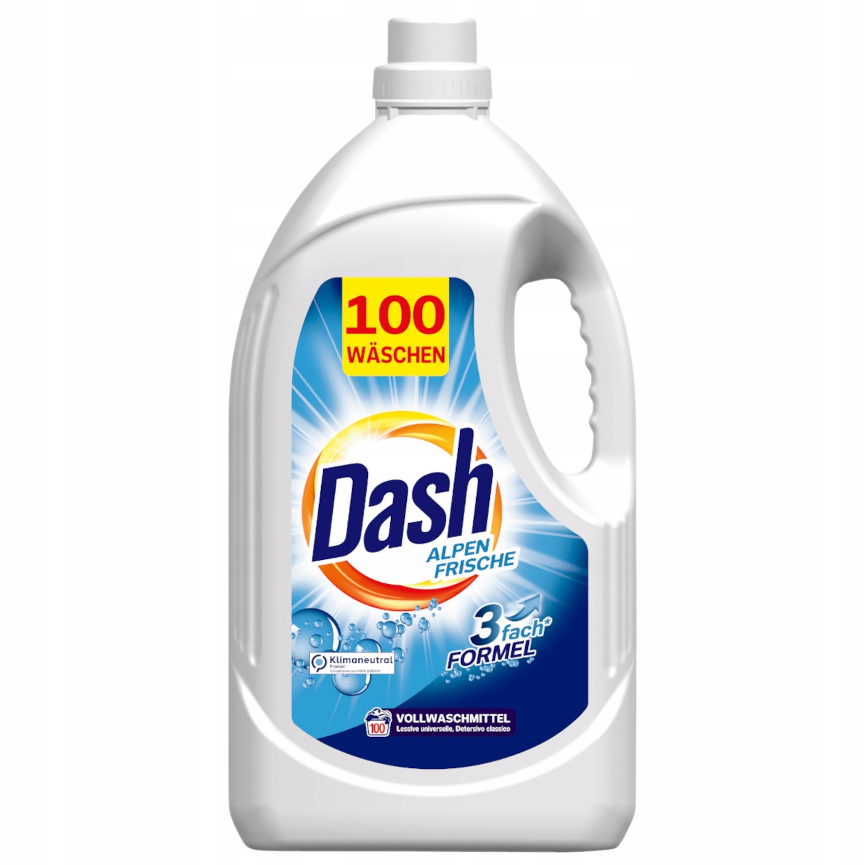 Levně Tekutý prací prostředek Dash Alpen Frische bílý 100 pr 5 l