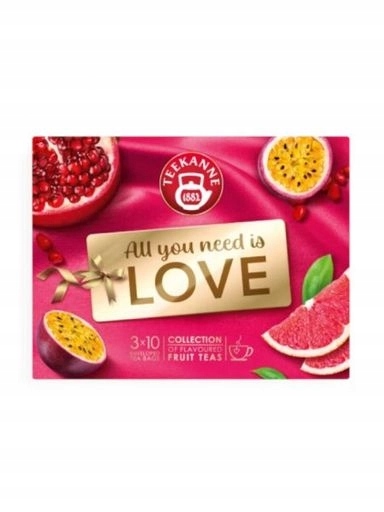 Levně Teekanne Čaj Love Collection, Ovocná kolekce 30 x 2.25 g