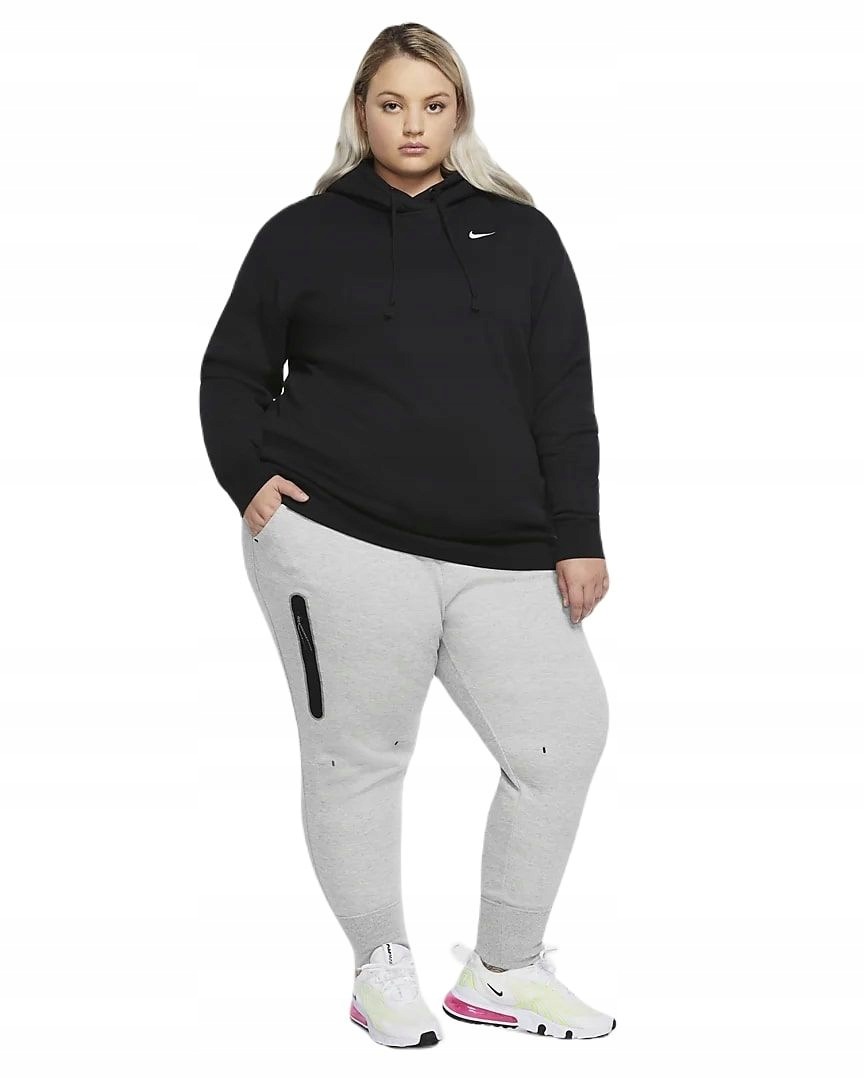 Kalhoty Nike W Nsw Tch Flc Essntl Hr Plus 3X Dámské