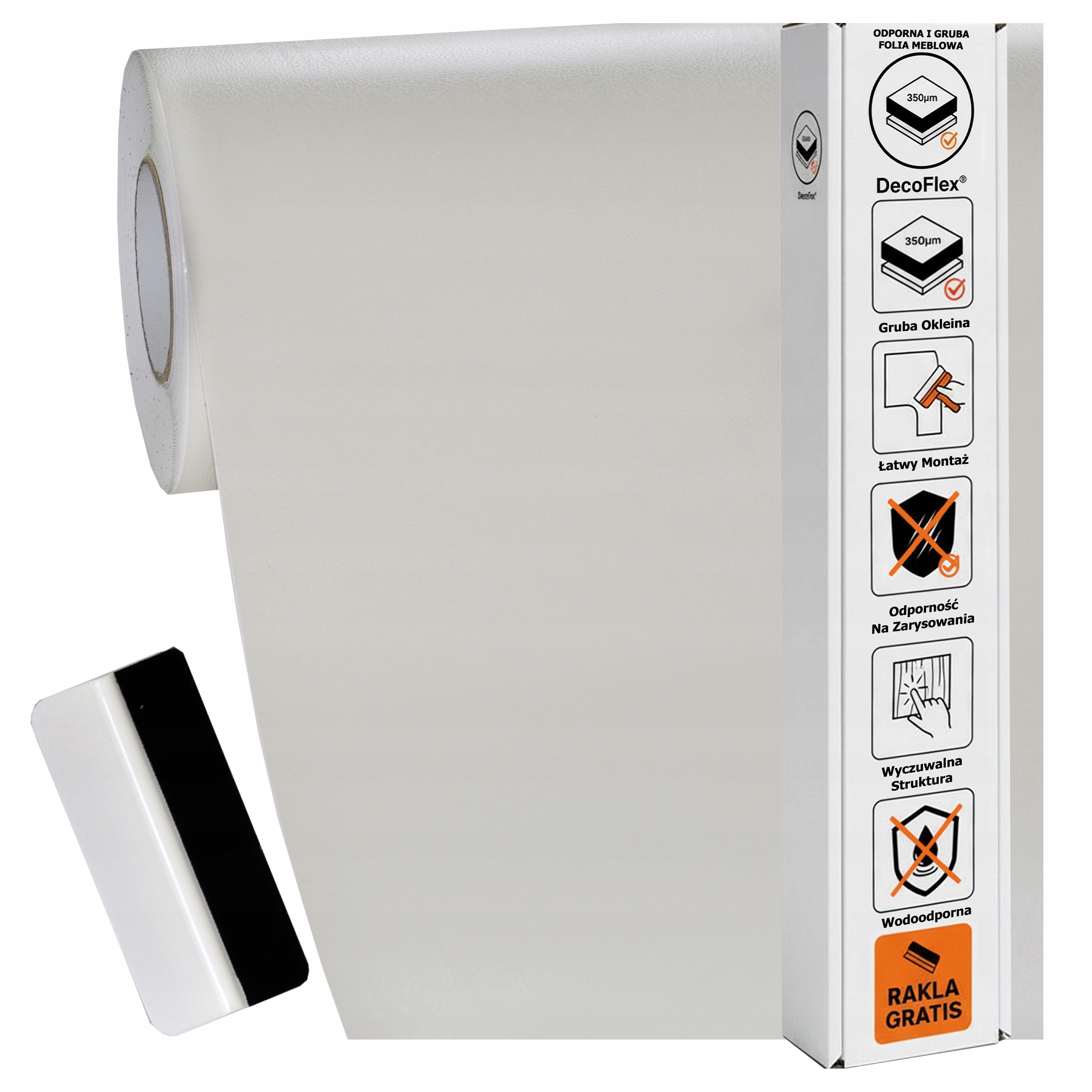 Nábytková dýha Samolepicí 122 x 500 cm Dveřní deska Silná struktura Kůže