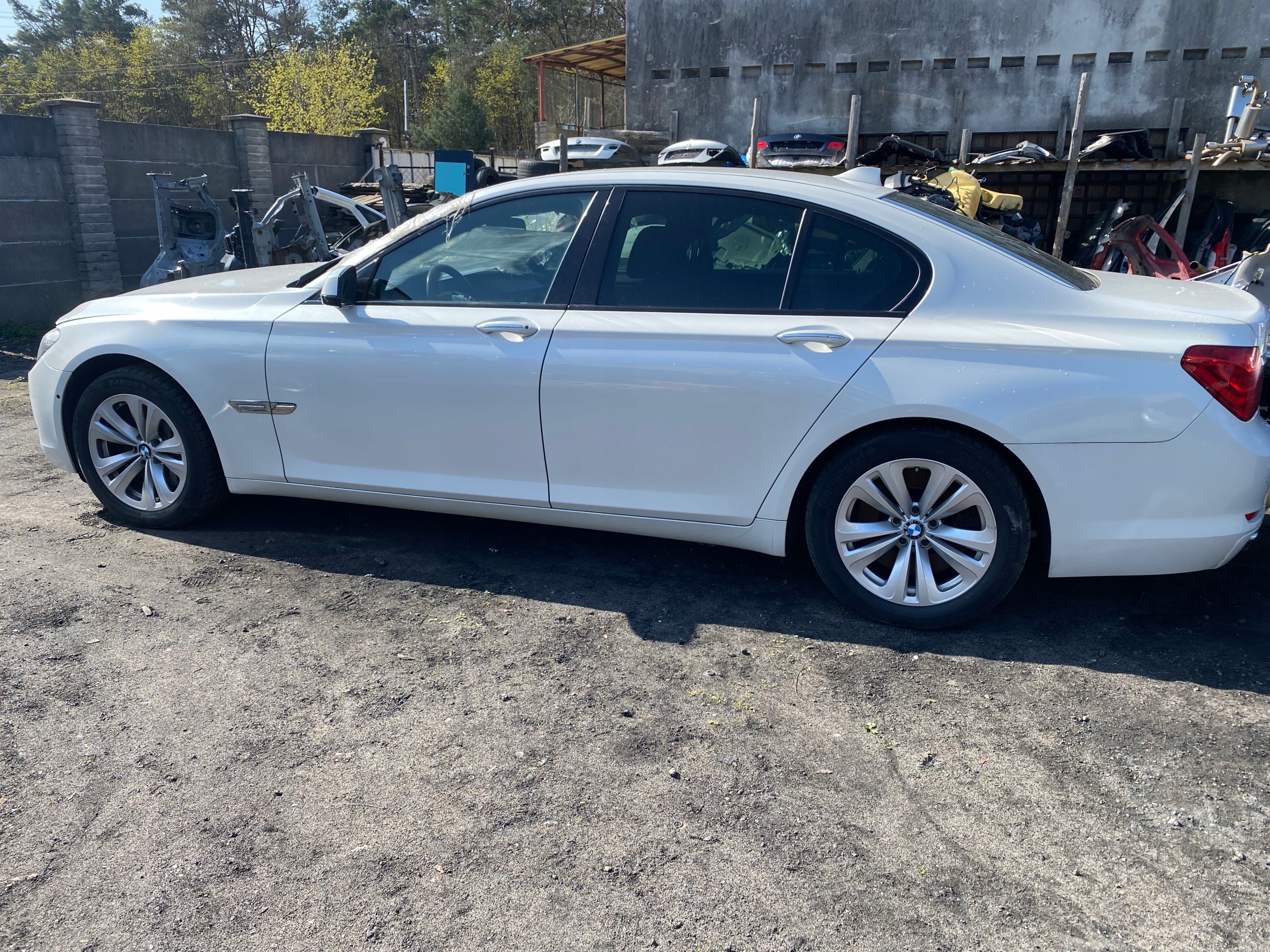 586 BMW F01 F04 DRZWI TYLNE LEWE U21