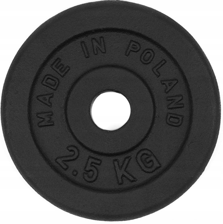 

Talerz żeliwny 2,5kg obciążenie krążek 31mm