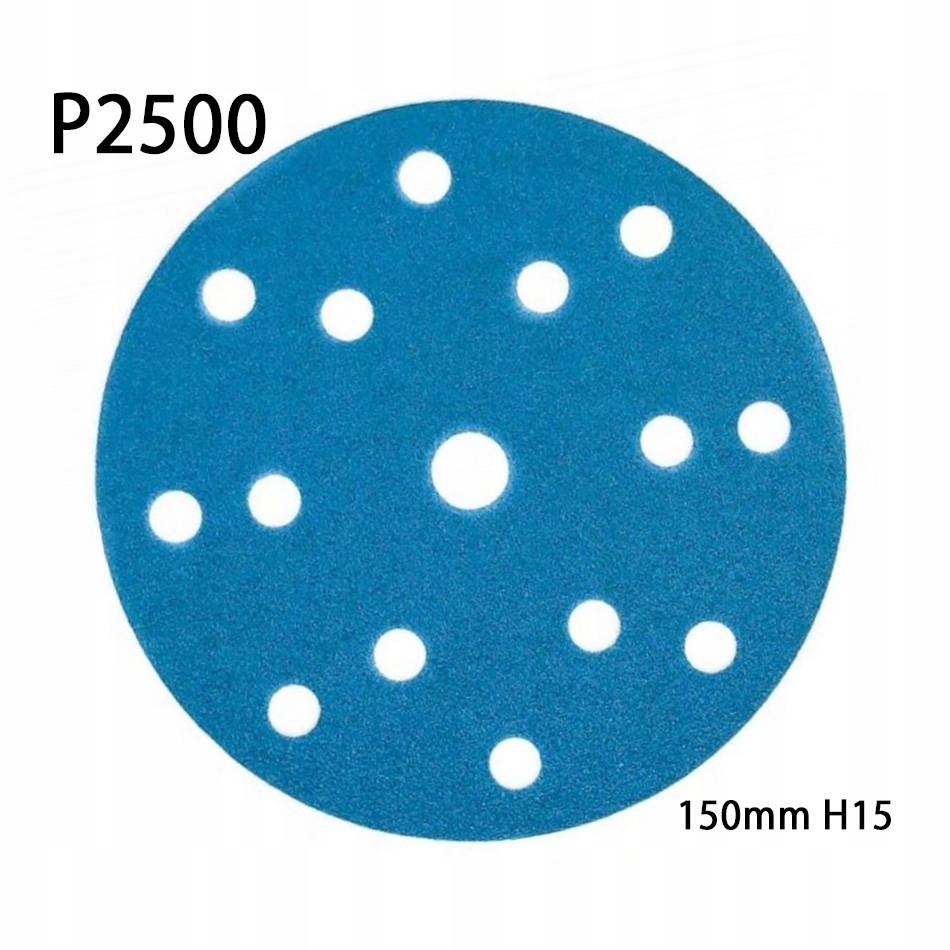 Krążek Ścierny Na Folii Deerfos 150 mm P2500 x 10 sztuk Premium