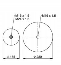 MIECH MERCEDES ACTROS MP2 MP3 ACTROS KOMPLETNY Numer katalogowy części 6984123