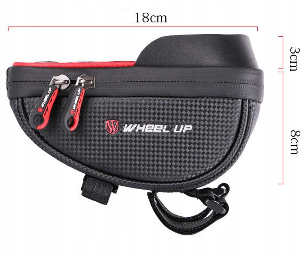 TORBA ROWEROWA NA KIEROWNICĘ SAKWA NA KIEROWNICĘ UCHWYT ROWEROWY NA TELEFON Model TORBA ROWEROWA NA KIEROWNICĘ  SAKWA WHEEL UP