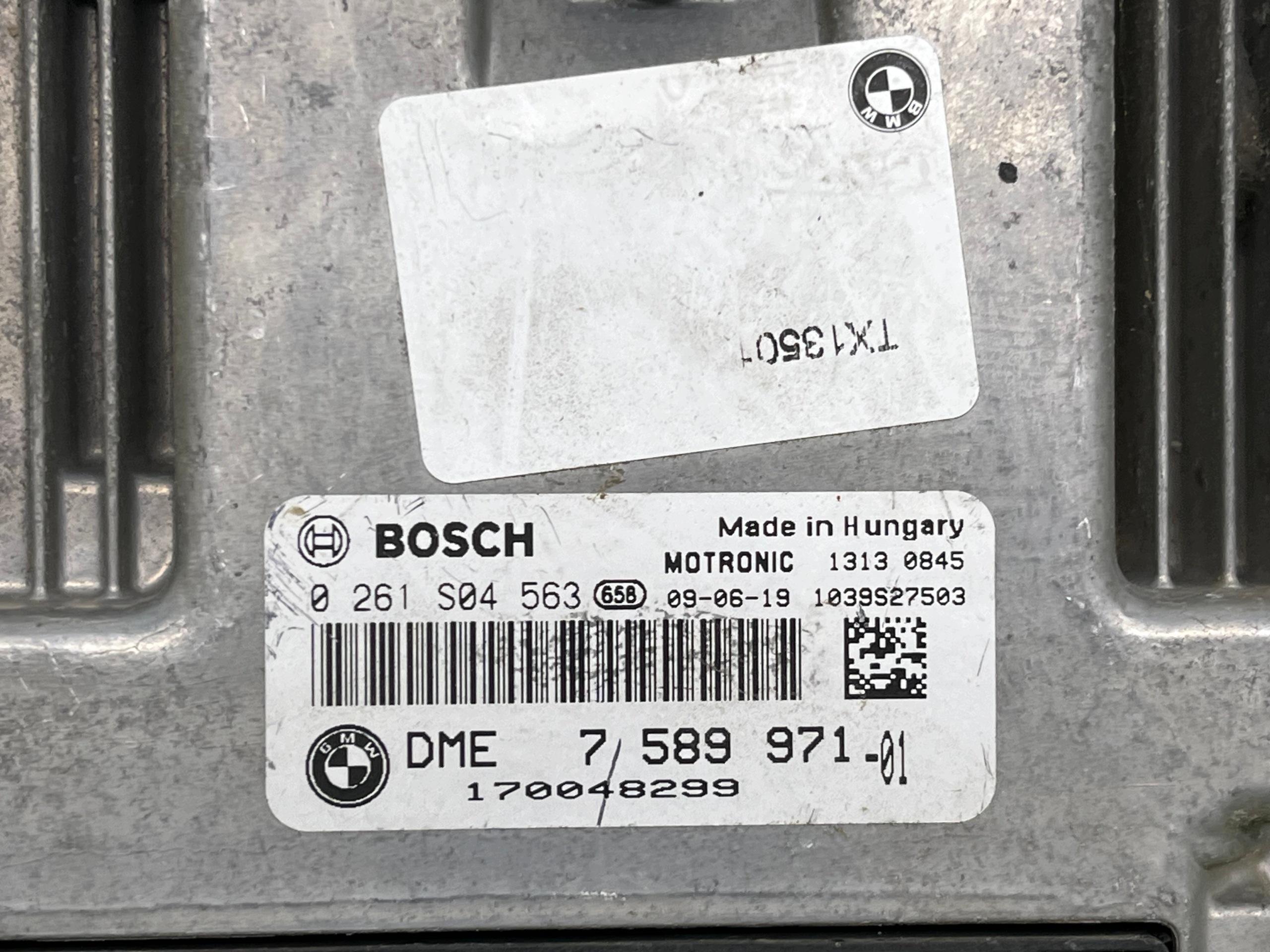 computer of the engine control unit MINI COOPER R56 7589971-01 / 0261S04563