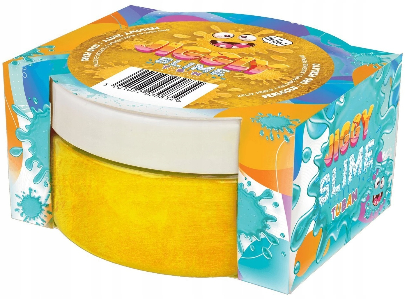 

Jiggly Slime Gotowy Złoty Perłowy 200G Tuban