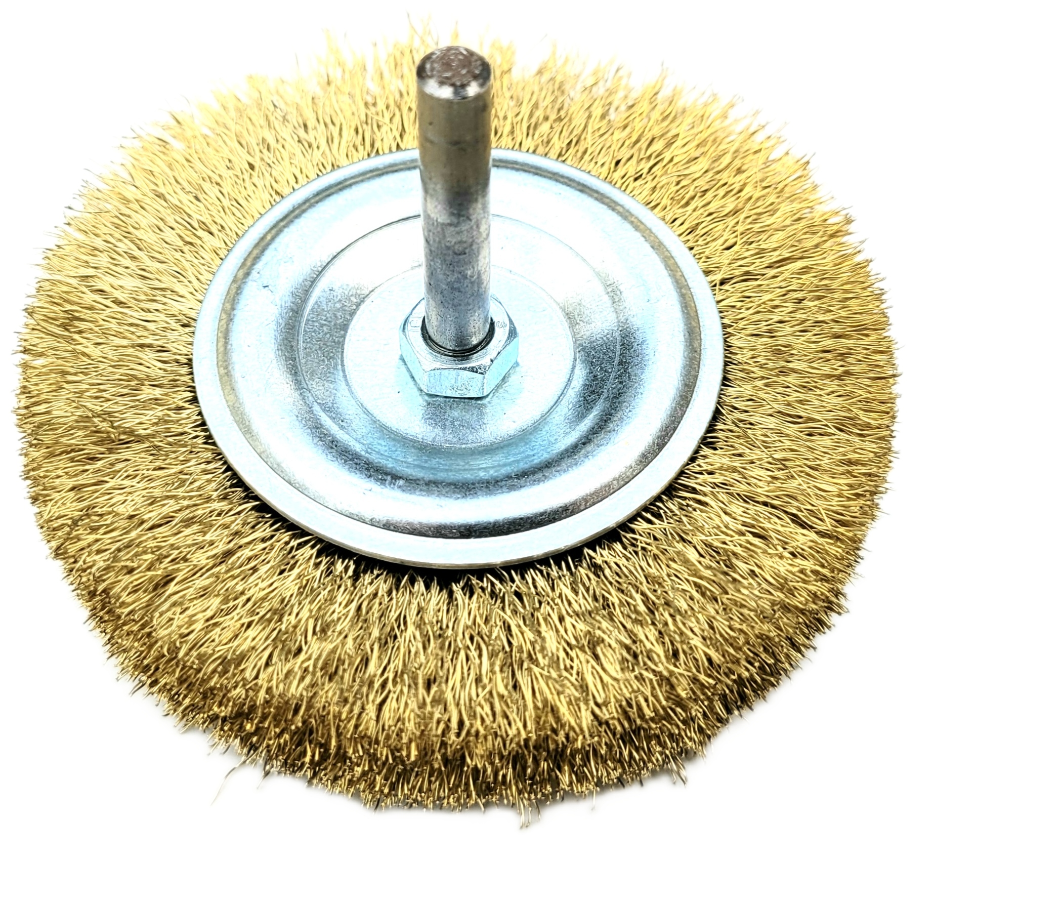 SZCZOTKA tarczowa MOSIĘŻNA fi 80 MIĘKKA do ALU