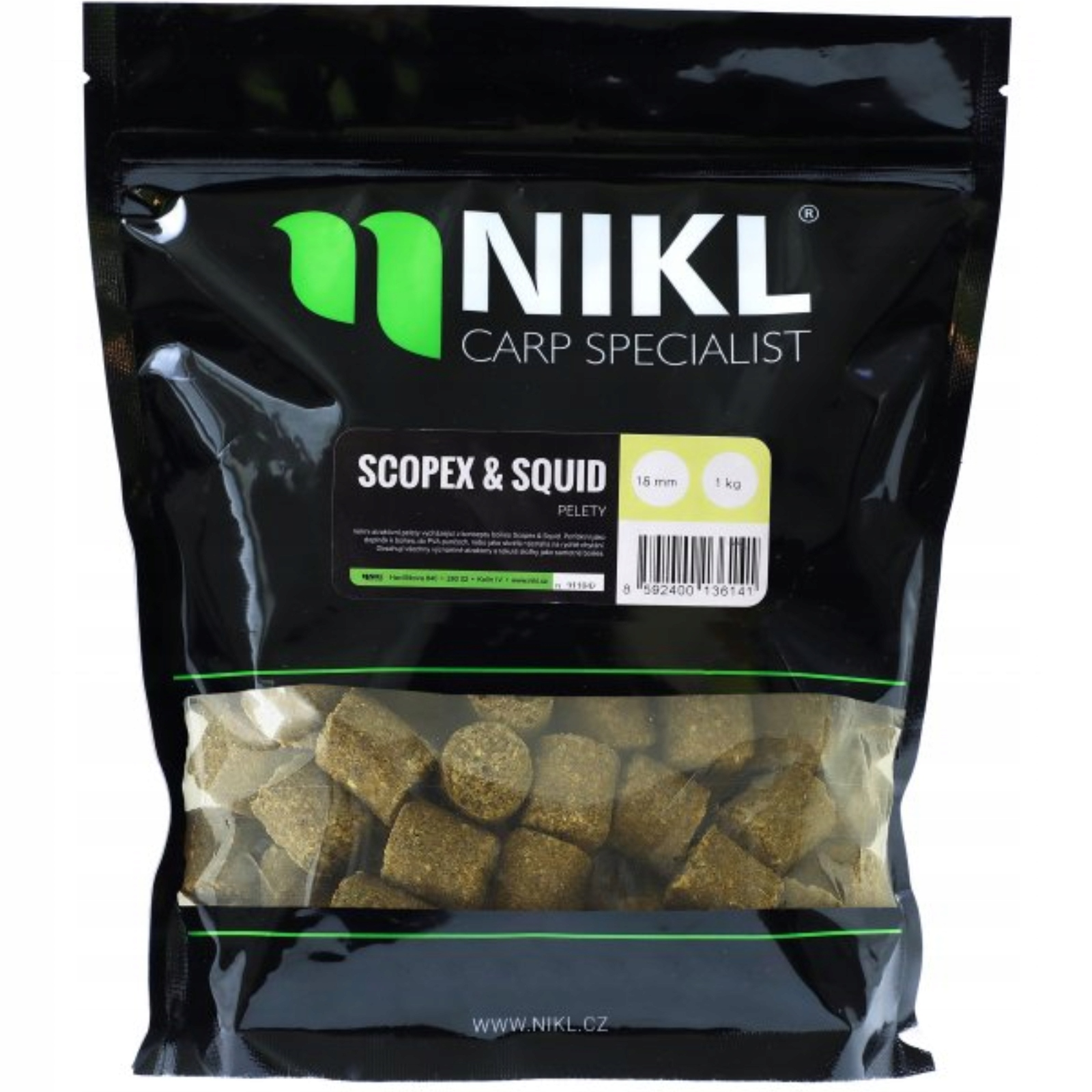 Pellet Zanętowy Wędkarski Karpiowy Scopex Squid 3 mm 1 kg Karel Nikl