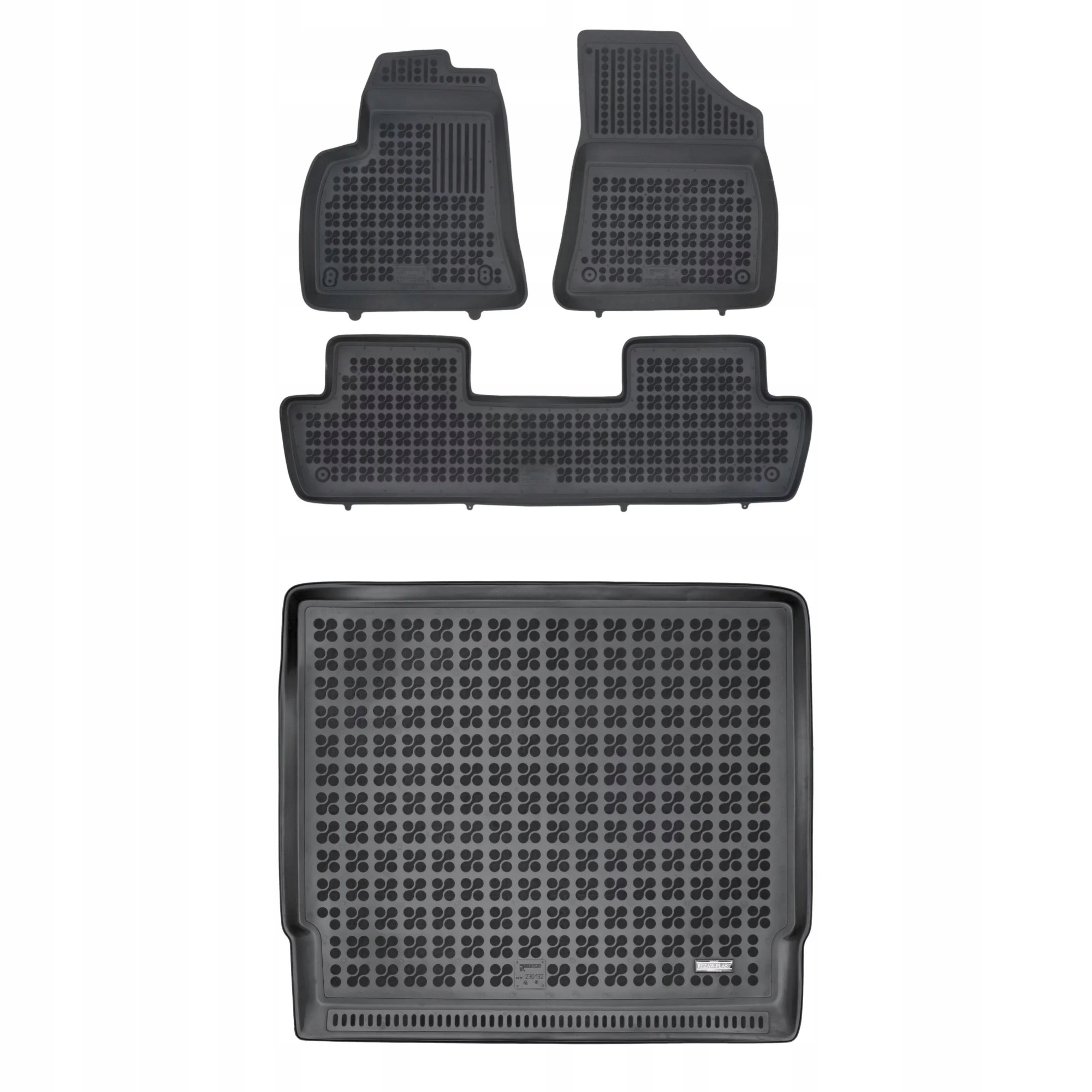 Gumová sada kobercov a rohoží Peugeot 5008 I 2009-2017