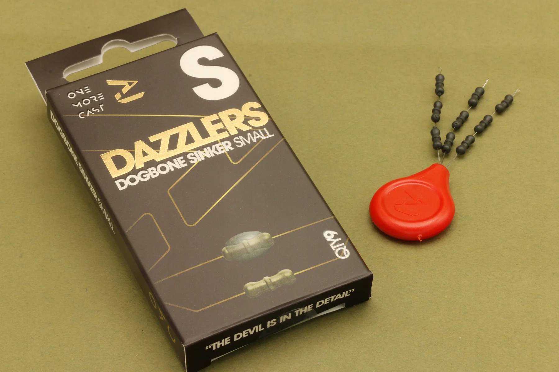 One More Cast Dazzlers Dog Bone Sinkers Small dociążenie przyponu