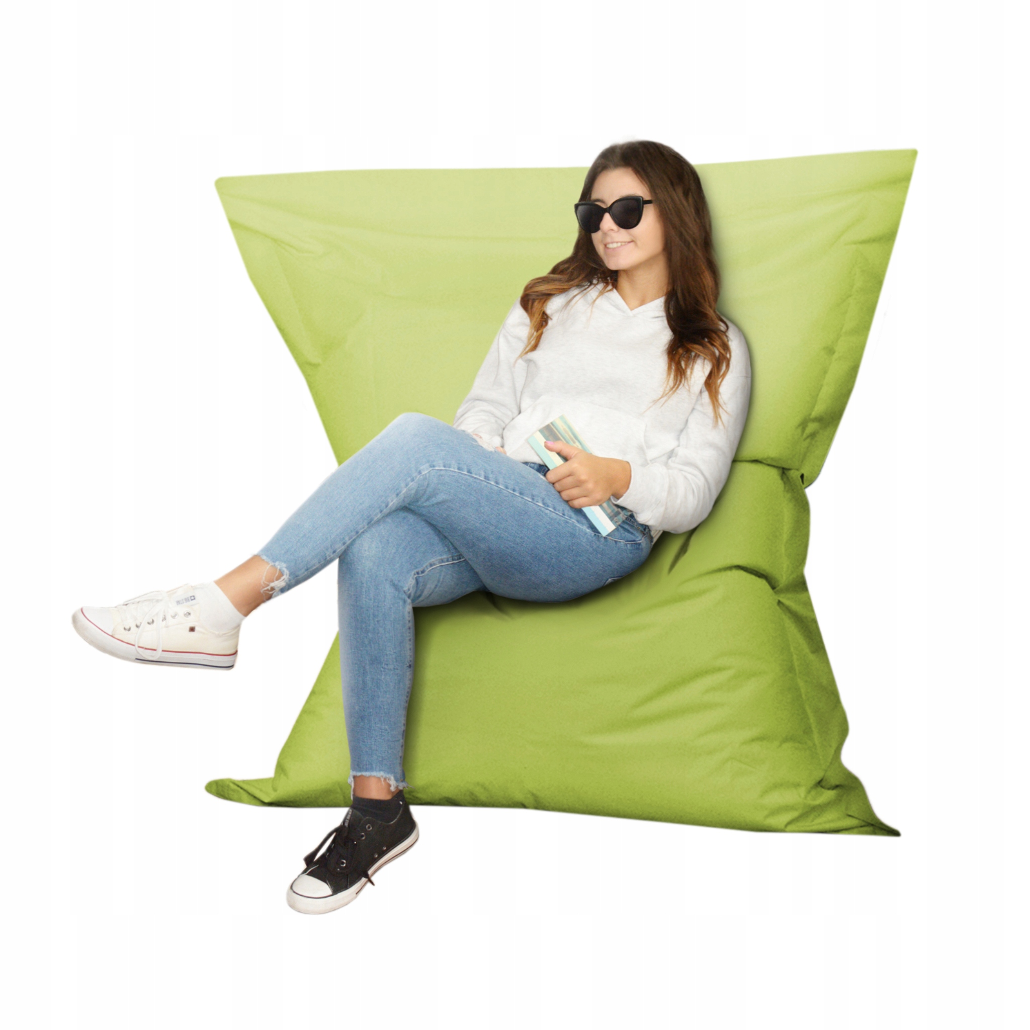 

Pufa Worek do siedzenia 350L 140x180 cm Zielona
