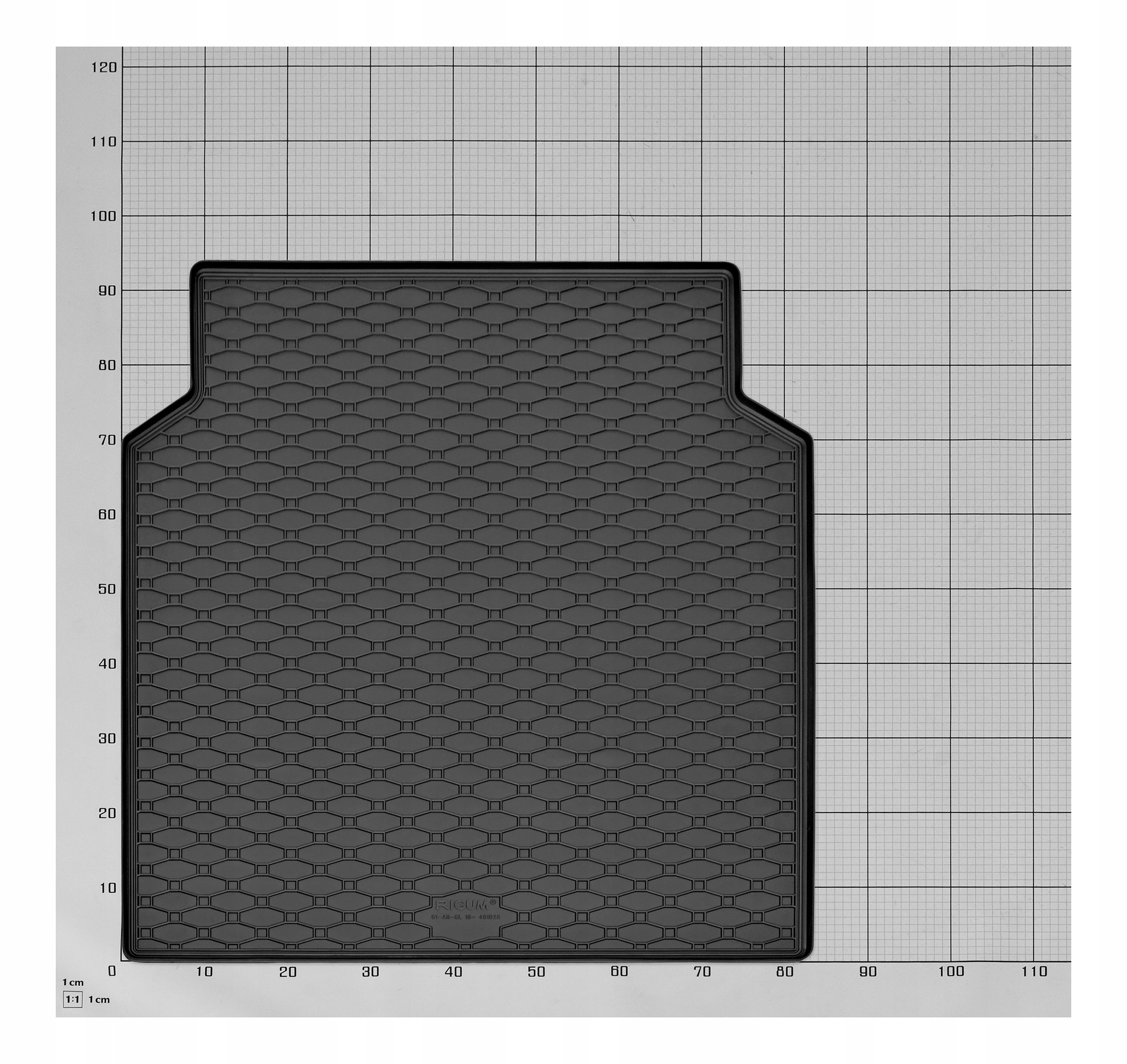 Zestaw dywaników do Alfa Romeo Giulia 4x4 od 2016 Materiał guma