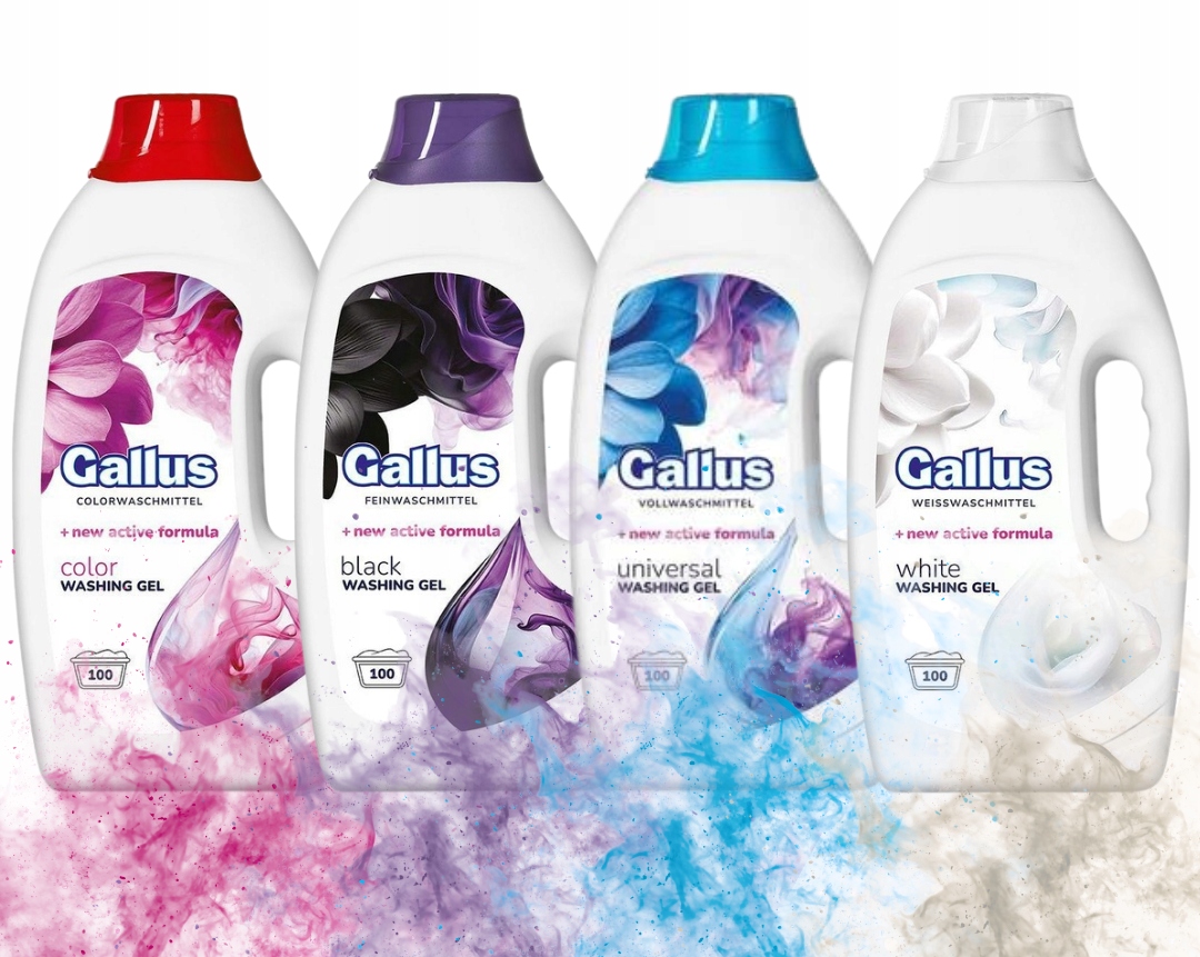 Gallus Professional Żele do prania zestaw 4x4l 400 prań