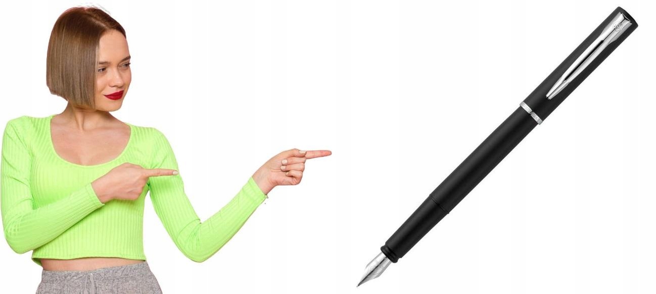 Waterman Allure czarne pióro wieczne F