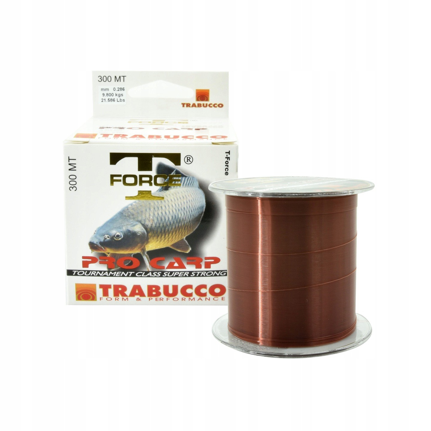 Żyłka Trabucco T-Force Pro Carp 0,309mm 300m 11,95kg ciemnobrązowa karpiowa