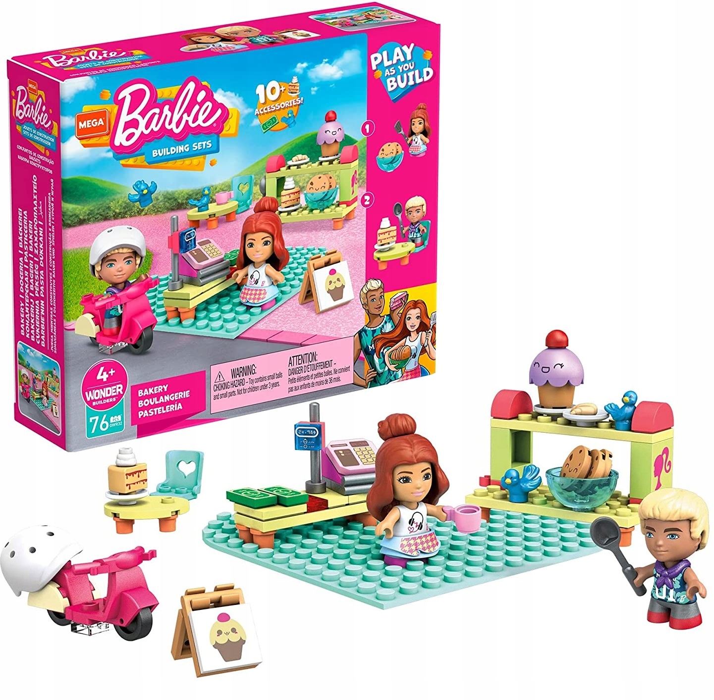 

Bloks Klocki Barbie zestaw Cukiernia