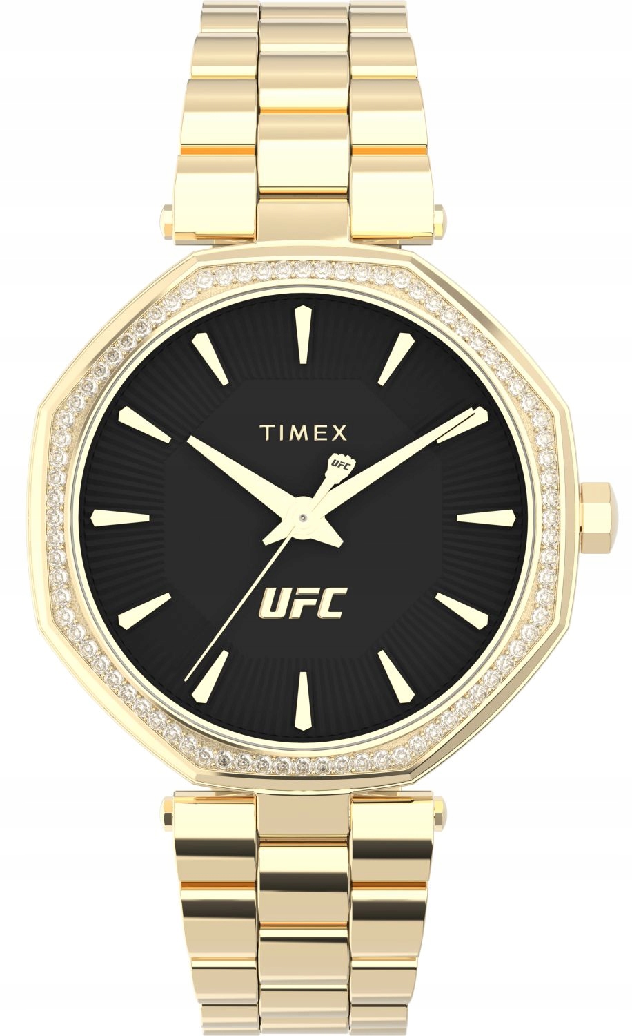 Dámské klasické hodinky Timex Oktagon Ufc TW2V83100 Gold Gravírování