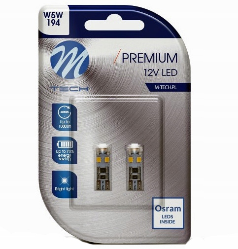 

Żarówka w5w T10 canbus 12V led osram postój BA15S