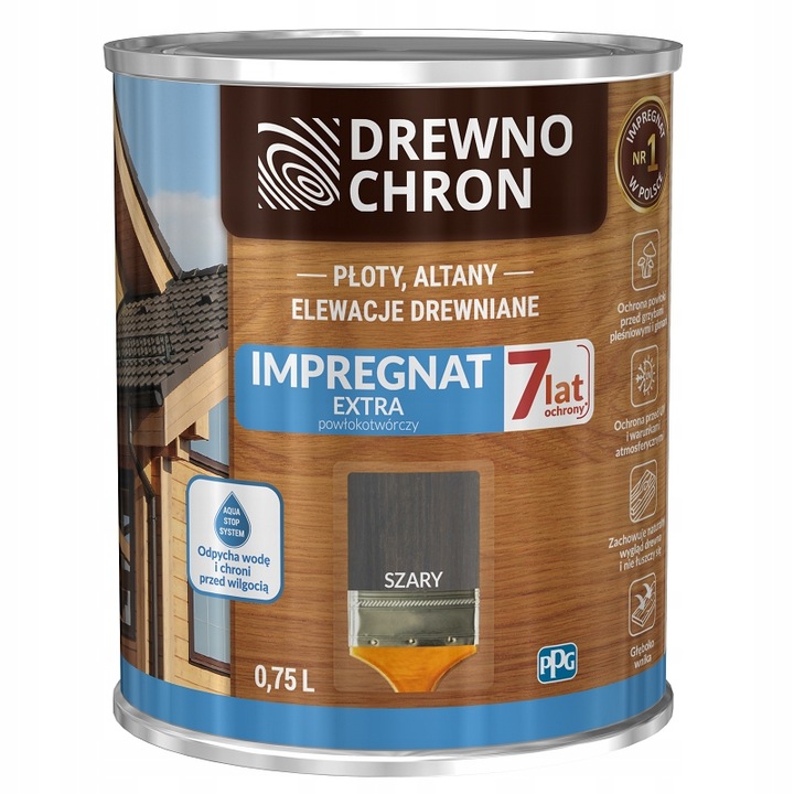 DREWNOCHRON IMPREGNAT EXTRA szary 2,5L
