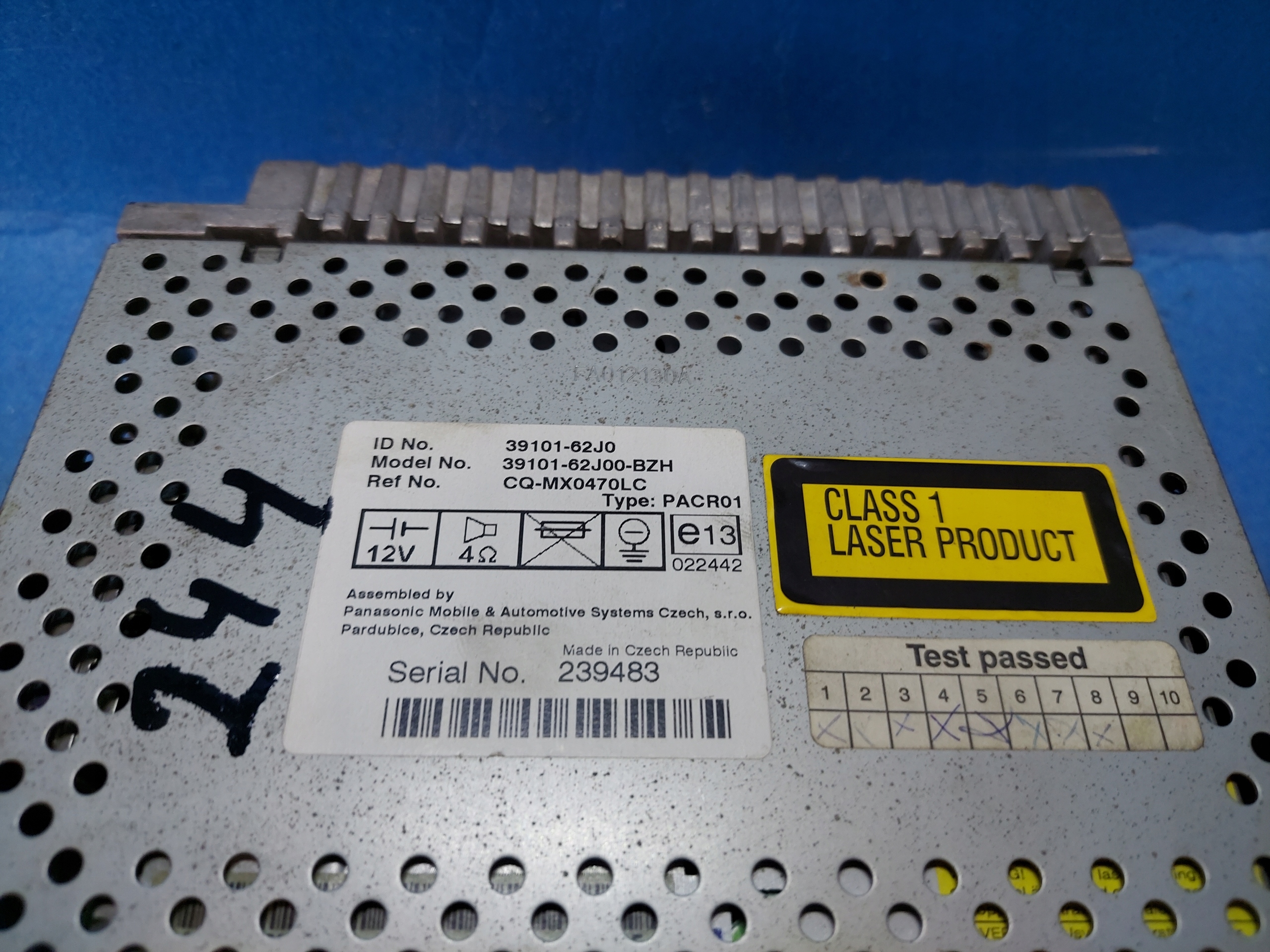 RADIO EKRAN SWIFT MK 6 39101-62J00-BZH