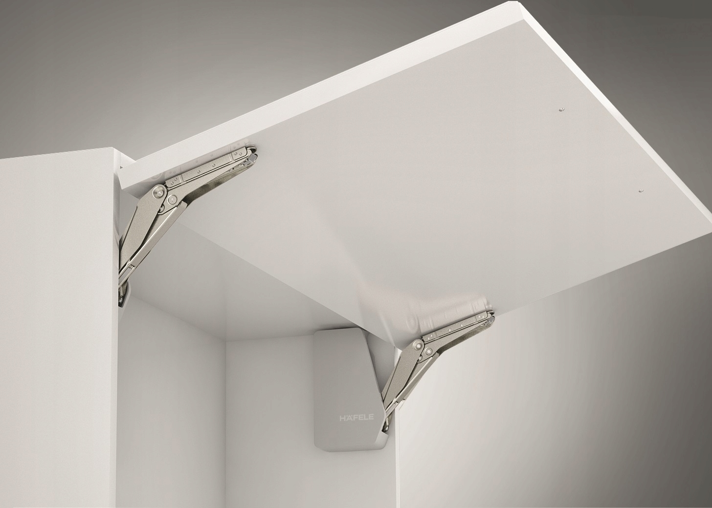 Přední zvedák Free Flap 3,15 Mod D Hafele bílý