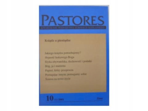 Pastores 10 2001 Ksiądz a pieniądze -