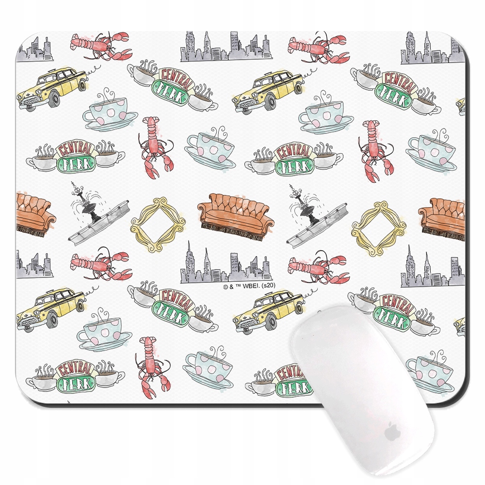 

Podkładka pod mysz Friends 014 Friends Biały