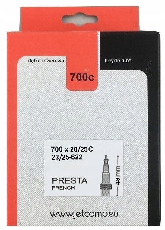 Dętka Rowerowa Cst 700X20/25C 48mm Presta